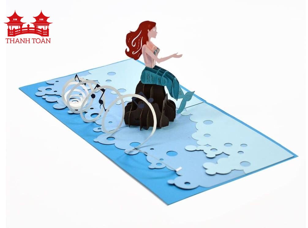 D46 Nàng Tiên Cá 2020 (ĐẠI) Thiệp 3D