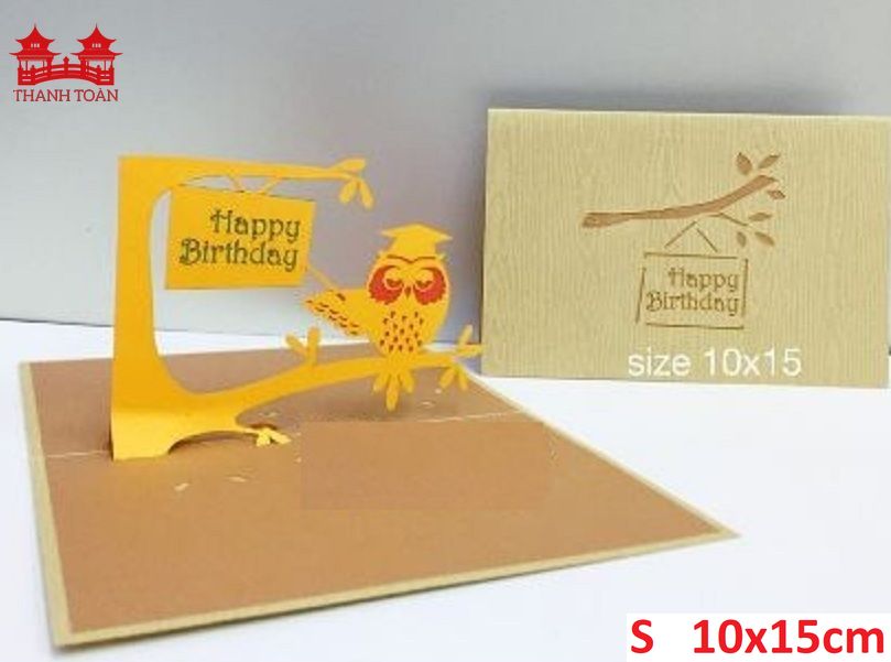 NCN43 birthday owl (SMALL PRICE)