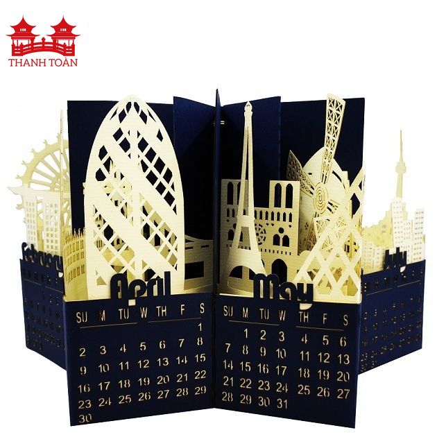 Lịch 3D Danh Lam Thắng Cảnh Thế giới